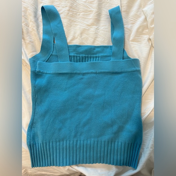 Blue sweater tank - Picture 3 of 3